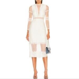 chinese dress ladies 1990s Jessica McClintock White Lace Column Dress  Lovers Bridal